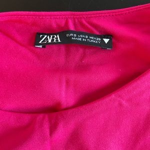 Zara halterneck bodysuit in pink